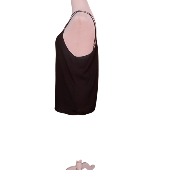 Honey Punch M Tank Top Lace Up Black Shirt. Dimensions pit-pit 16.5", sh… - Picture 2 of 3